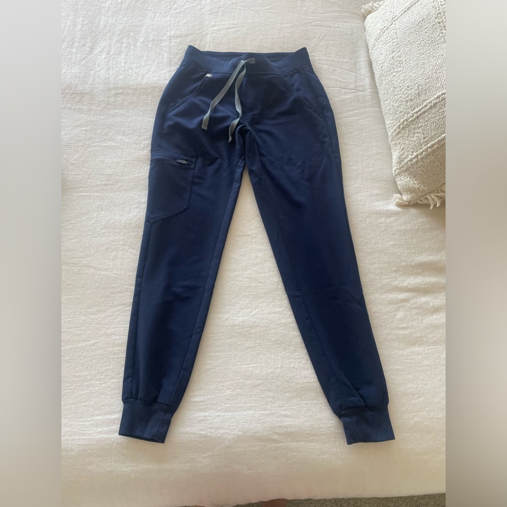 Figs XXS Zamora joggers.  Worn once, perfect condition! Navy blue.